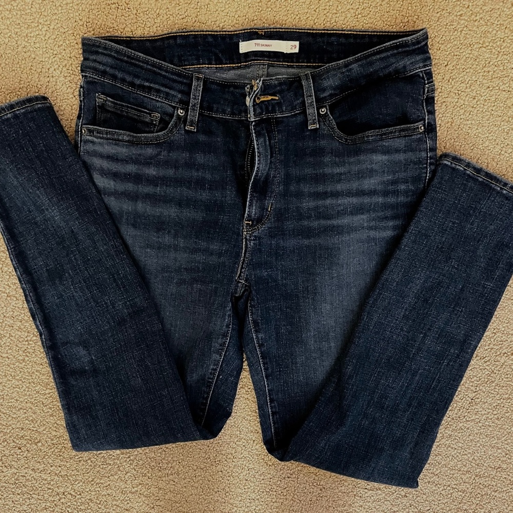 Levi blue jeans